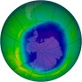 Antarctic Ozone 2010-09-23
